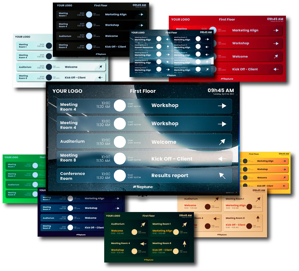 Modelos de templates do Event Display